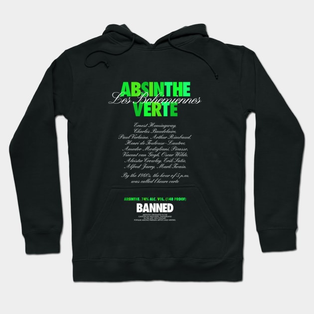 ABSINTHE VERTE Hoodie by THEUSUALDESIGNERS